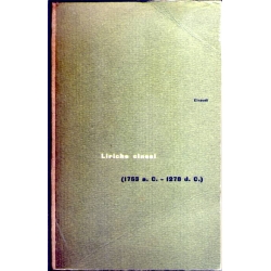 Liriche cinesi (1753 a.c. - 1278 d.c.)
